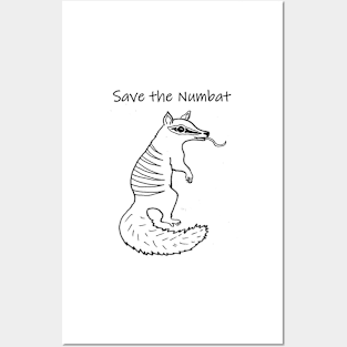 Save the Numbat Posters and Art